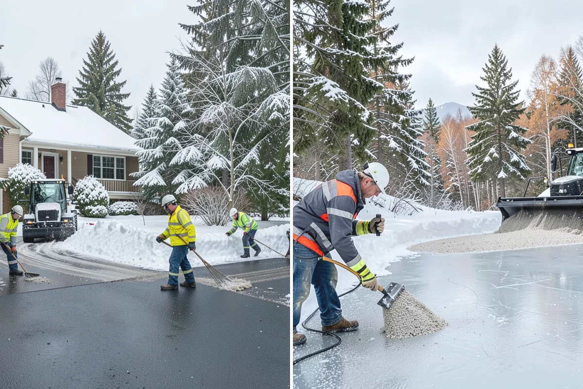 School Deicing in Skykomish, King County, WA - Map bus loops, crosswalks, entrances, and student paths with staff