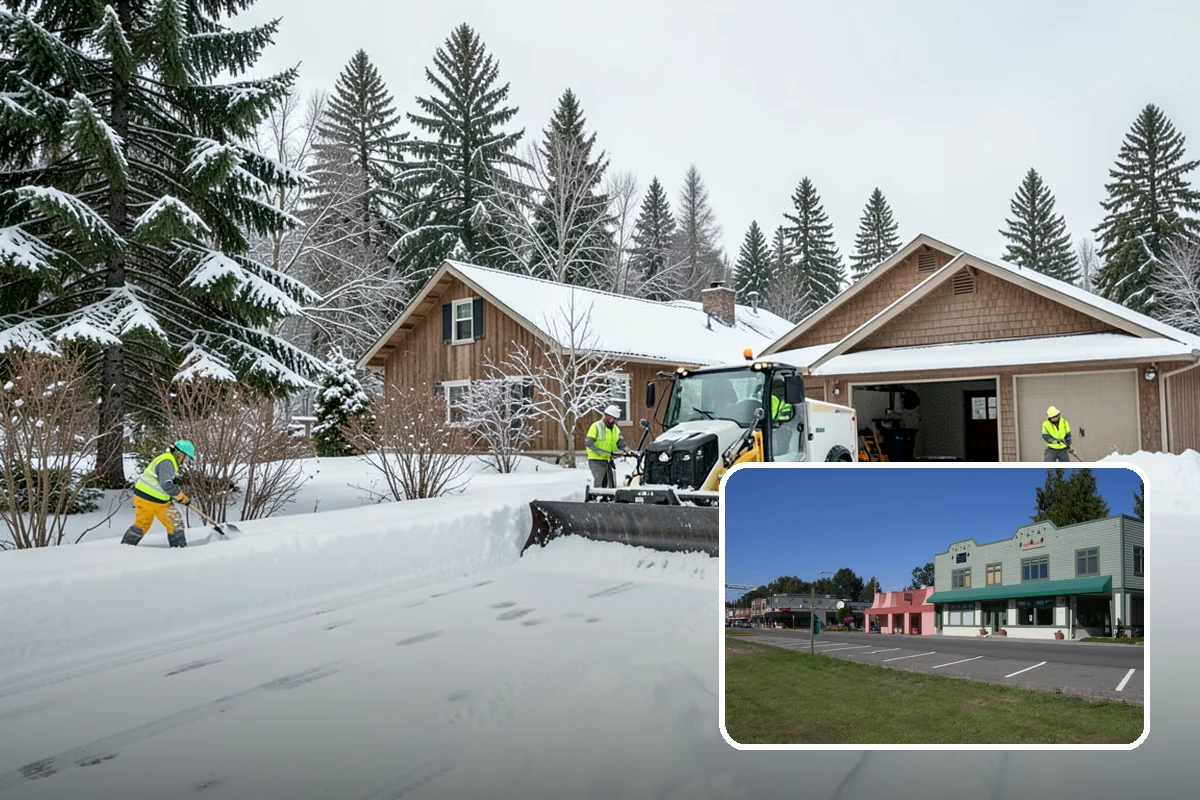 School Deicing in Snoqualmie, King County, WA - Protects students at busy bus loops and crosswalks