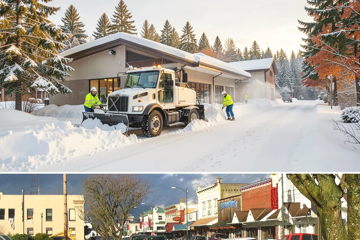 School Parking Lot Snow Removal in Arlington, Snohomish County, WA - School lots across Western Washington require the most snow response from December through February, when morning freezes...