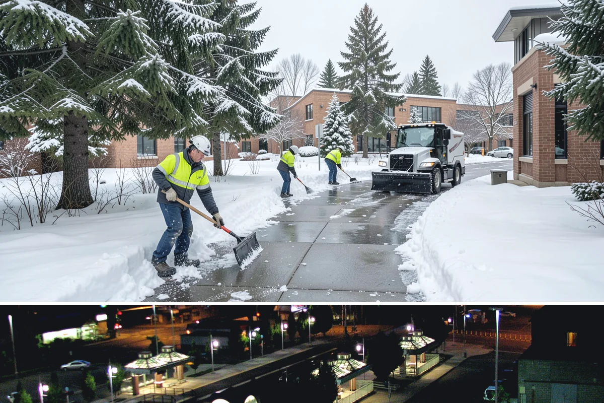 School Parking Lot Snow Removal in Auburn, King County, WA - School lots across Western Washington require the most snow response from December through February, when morning freezes...