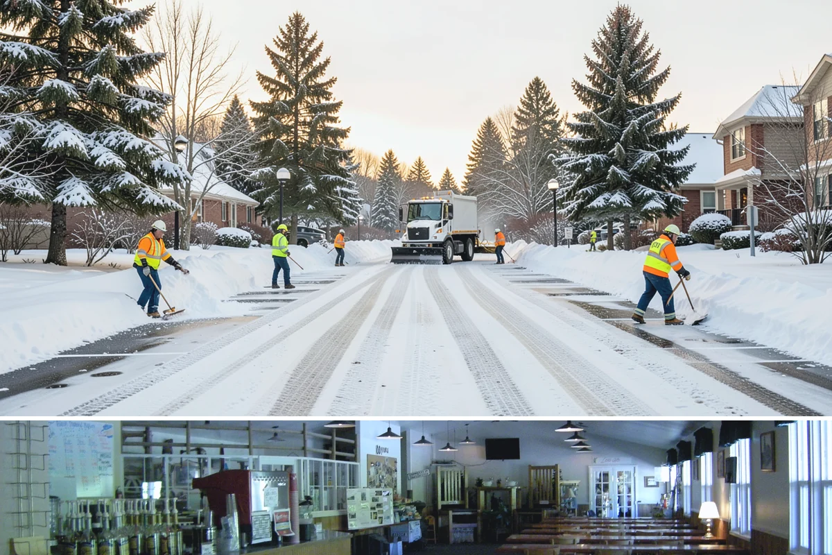 School Parking Lot Snow Removal in Black Diamond, King County, WA - School lots across Western Washington require the most snow response from December through February, when morning freezes...