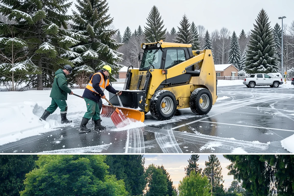 School Parking Lot Snow Removal in Bonney Lake, Pierce County, WA - School lots across Western Washington require the most snow response from December through February, when morning freezes...