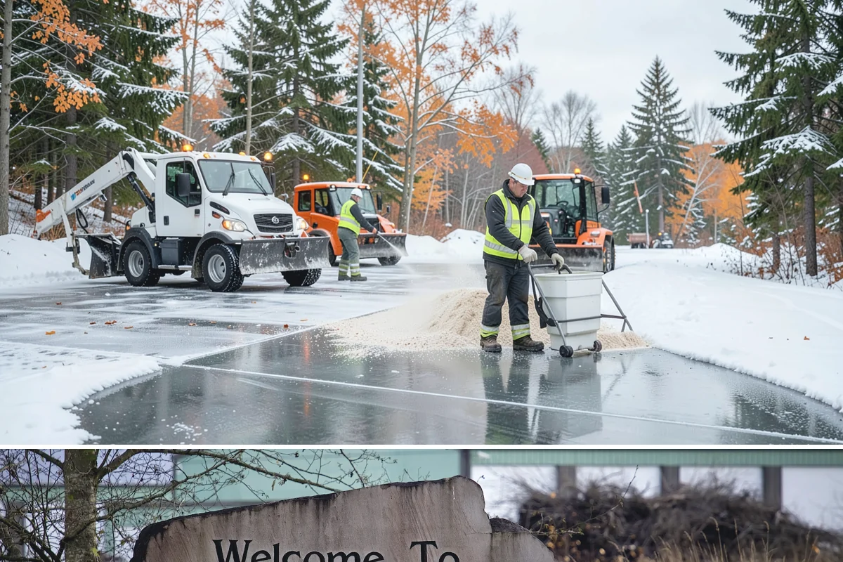 School Parking Lot Snow Removal in Buckley, Pierce County, WA - School lots across Western Washington require the most snow response from December through February, when morning freezes...