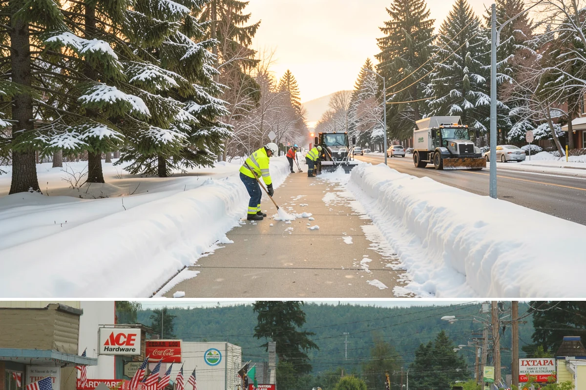 School Parking Lot Snow Removal in Carnation, King County, WA - School lots across Western Washington require the most snow response from December through February, when morning freezes...