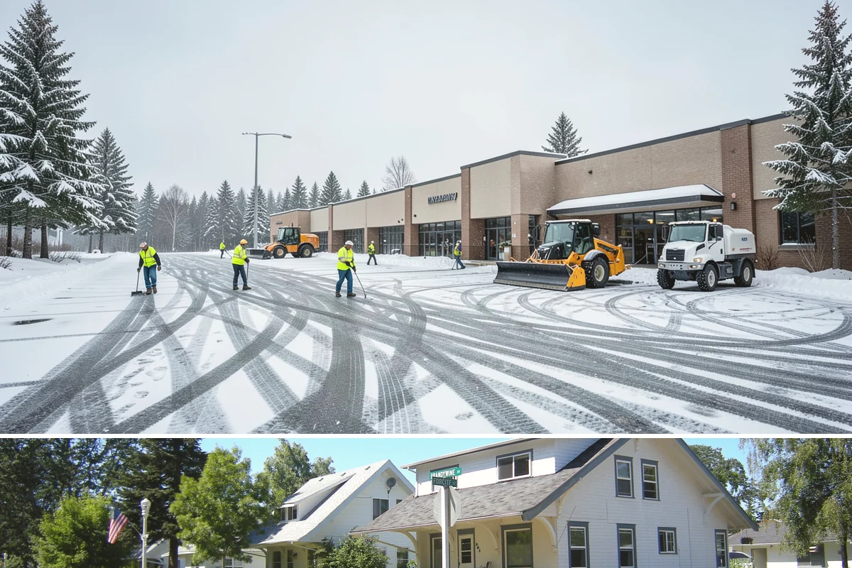 School Parking Lot Snow Removal in DuPont, Pierce County, WA - School lots across Western Washington require the most snow response from December through February, when morning freezes...