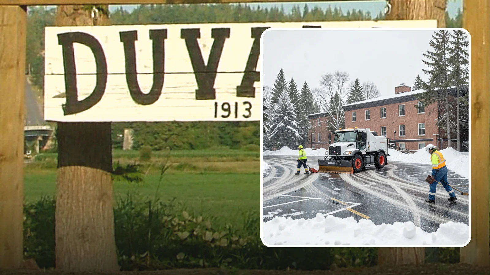 School Parking Lot Snow Removal in Duvall, King County, WA - We clear school lots and bus loops so Western Washington students, staff, and buses move safely on snowy mornings.