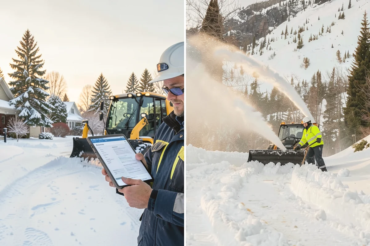 School Parking Lot Snow Removal in Edgewood, Pierce County, WA - Coordinate bus loops, drop-off lanes, and fire routes with campus staff