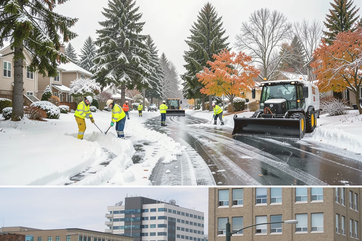 School Parking Lot Snow Removal in Everett, Snohomish County, WA - School lots across Western Washington require the most snow response from December through February, when morning freezes...