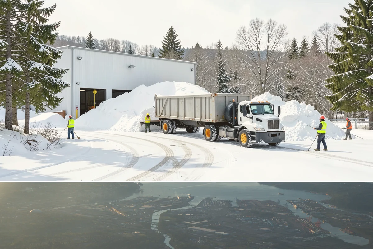 School Parking Lot Snow Removal in Fife, Pierce County, WA - School lots across Western Washington require the most snow response from December through February, when morning freezes...