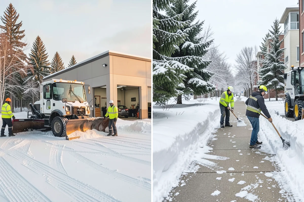 School Parking Lot Snow Removal in Granite Falls, Snohomish County, WA - Coordinate bus loops, drop-off lanes, and fire routes with campus staff