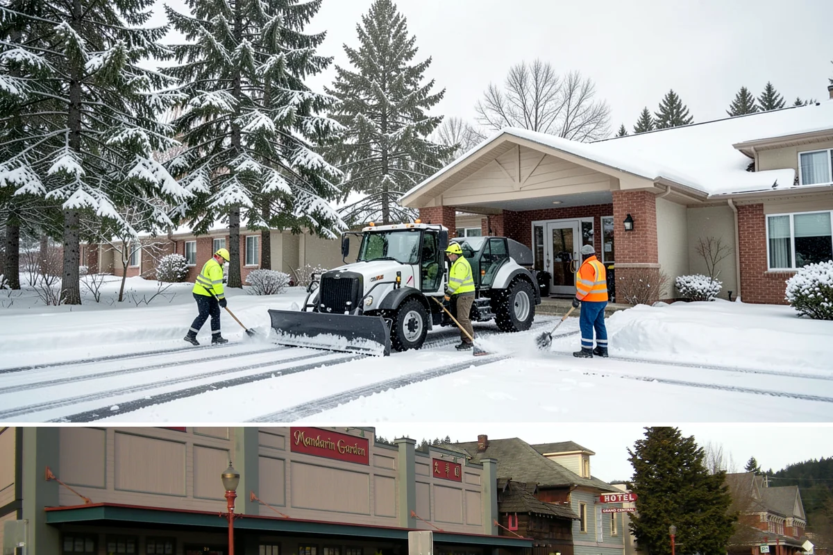 School Parking Lot Snow Removal in Issaquah, King County, WA - School lots across Western Washington require the most snow response from December through February, when morning freezes...