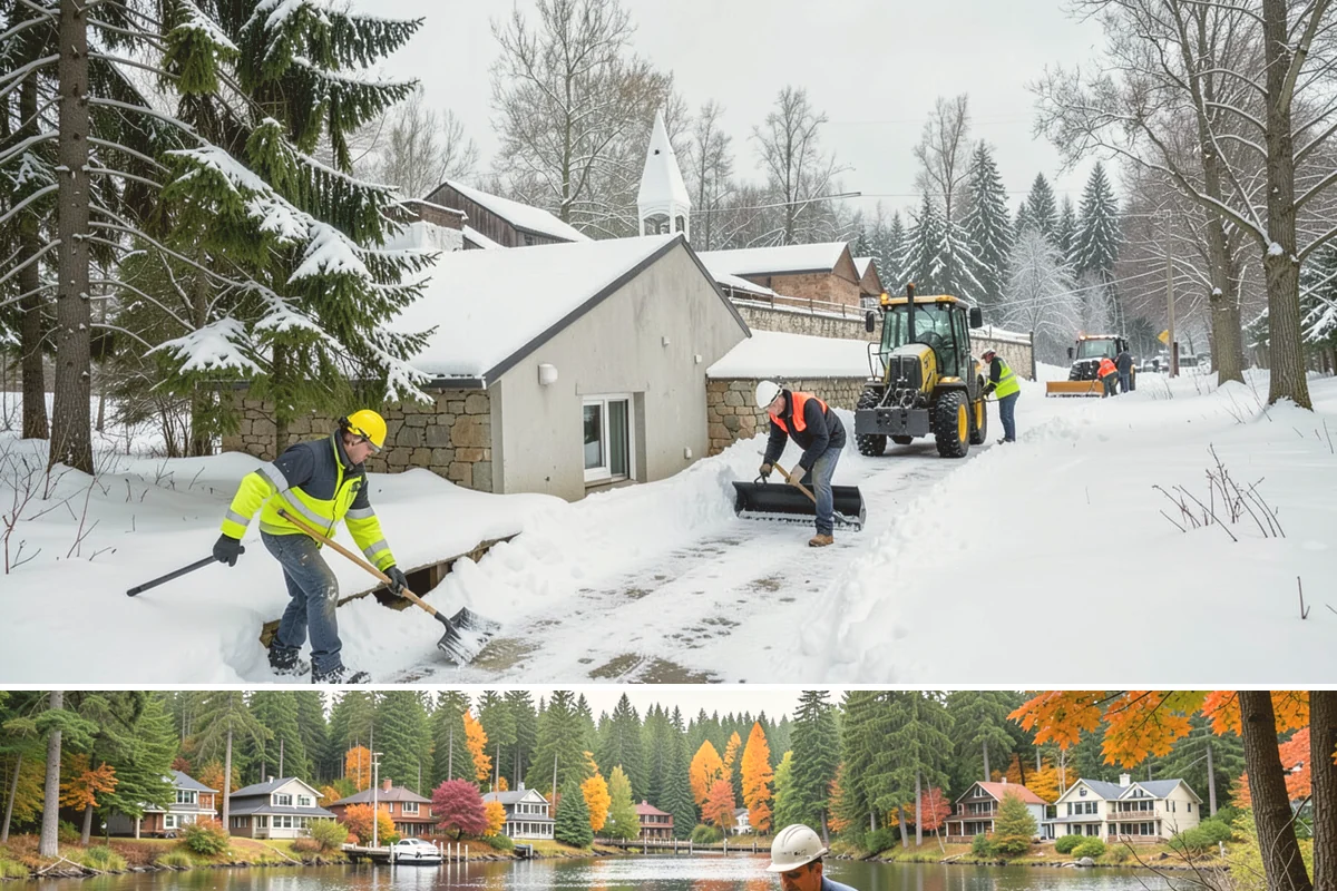 School Parking Lot Snow Removal in La Conner, Skagit County, WA - School lots across Western Washington require the most snow response from December through February, when morning freezes...