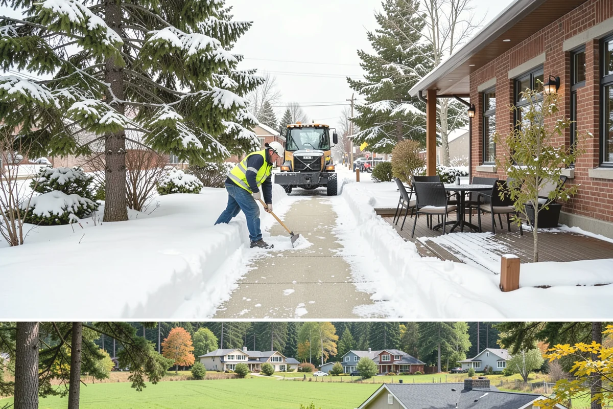 School Parking Lot Snow Removal in Lyman, Skagit County, WA - School lots across Western Washington require the most snow response from December through February, when morning freezes...