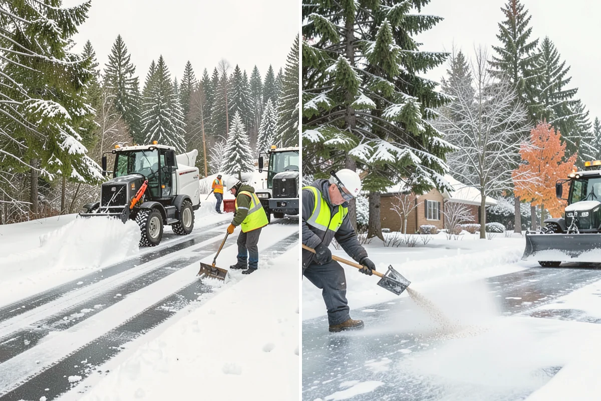 School Parking Lot Snow Removal in Mount Vernon, Skagit County, WA - Coordinate bus loops, drop-off lanes, and fire routes with campus staff