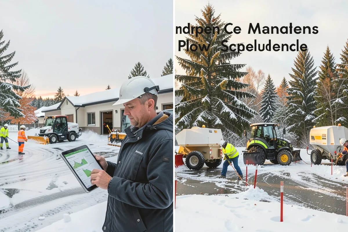 School Parking Lot Snow Removal in Mountlake Terrace, Snohomish County, WA - Coordinate bus loops, drop-off lanes, and fire routes with campus staff