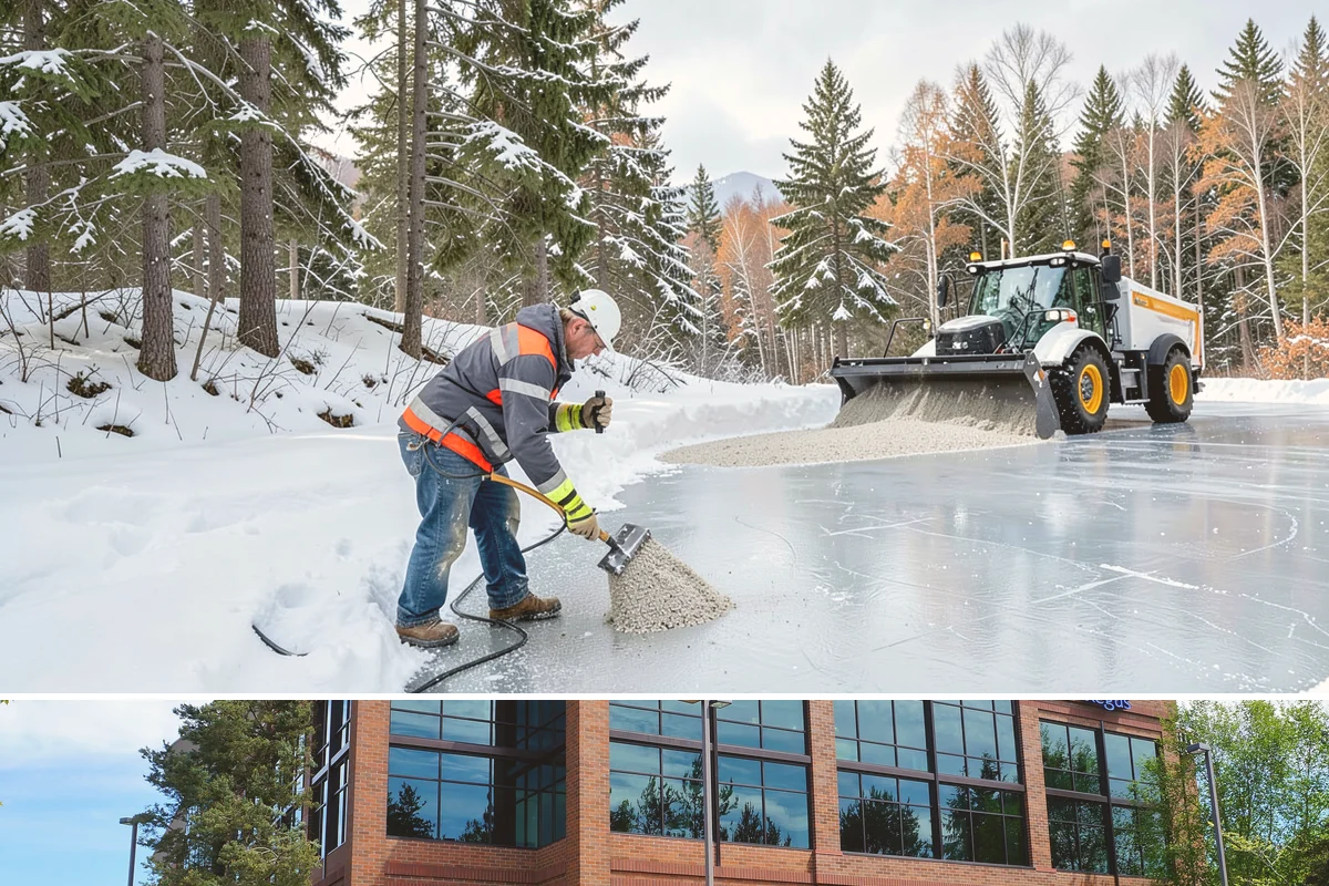 School Parking Lot Snow Removal in Mountlake Terrace, Snohomish County, WA - School lots across Western Washington require the most snow response from December through February, when morning freezes...