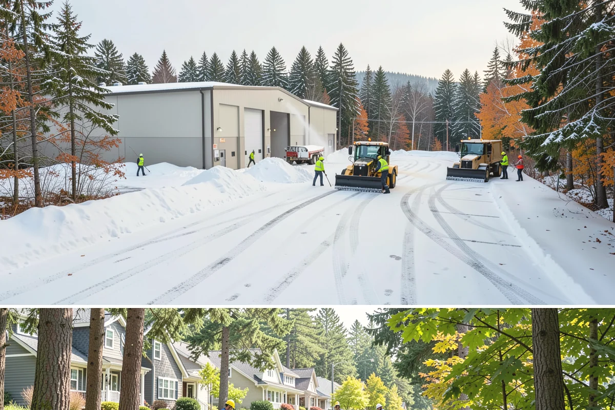 School Parking Lot Snow Removal in Normandy Park, King County, WA - School lots across Western Washington require the most snow response from December through February, when morning freezes...