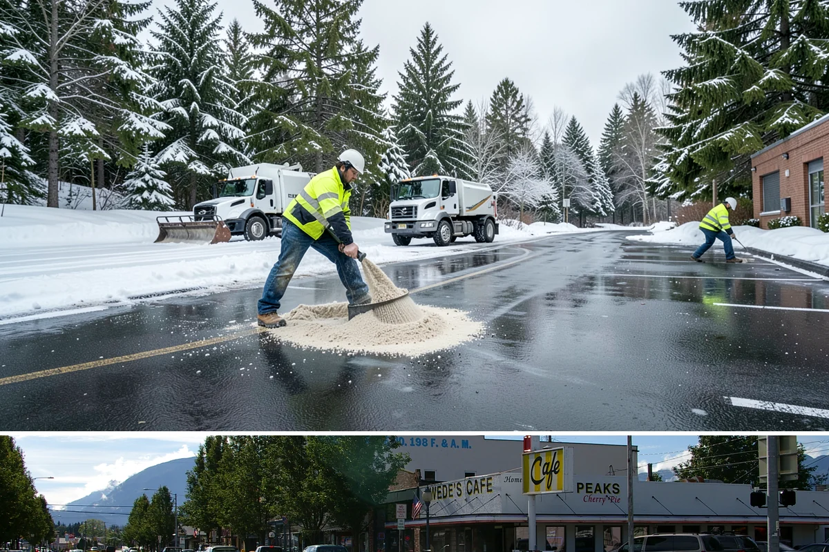 School Parking Lot Snow Removal in North Bend, King County, WA - School lots across Western Washington require the most snow response from December through February, when morning freezes...