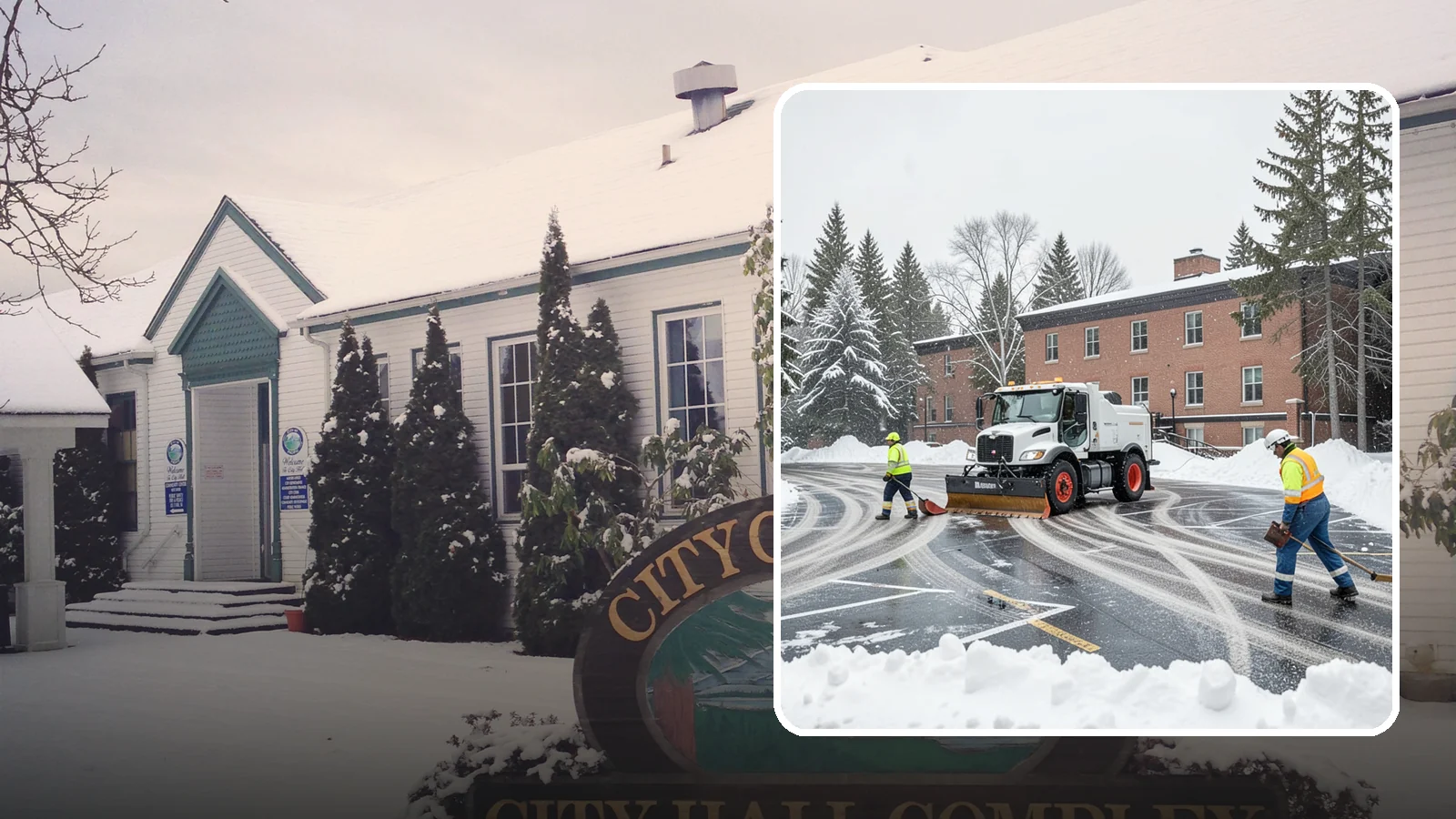 School Parking Lot Snow Removal in Pacific, King County, WA - We clear school lots and bus loops so Western Washington students, staff, and buses move safely on snowy mornings.