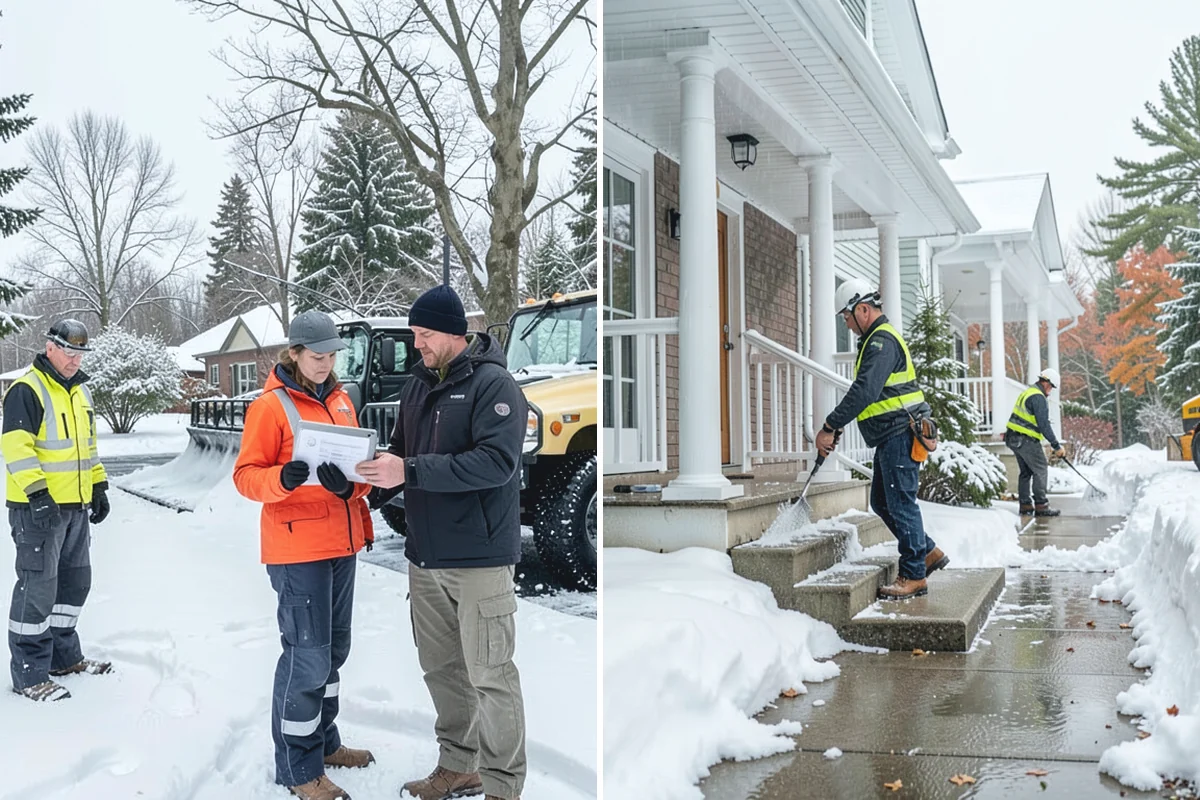 School Parking Lot Snow Removal in Renton, King County, WA - Coordinate bus loops, drop-off lanes, and fire routes with campus staff