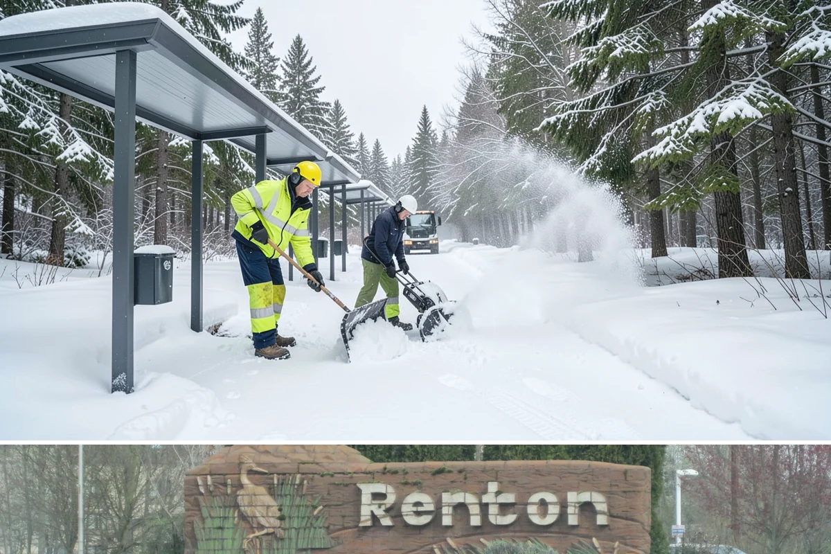 School Parking Lot Snow Removal in Renton, King County, WA - School lots across Western Washington require the most snow response from December through February, when morning freezes...