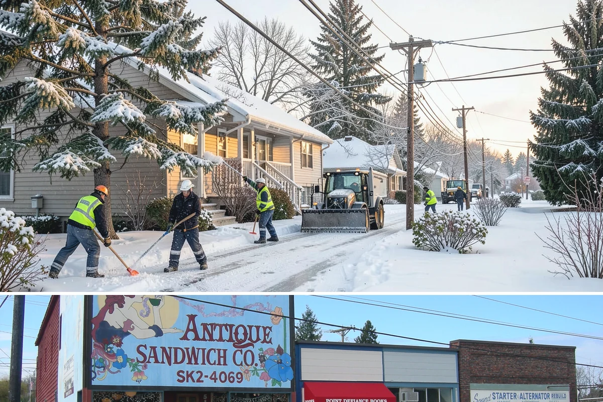 School Parking Lot Snow Removal in Ruston, Pierce County, WA - School lots across Western Washington require the most snow response from December through February, when morning freezes...