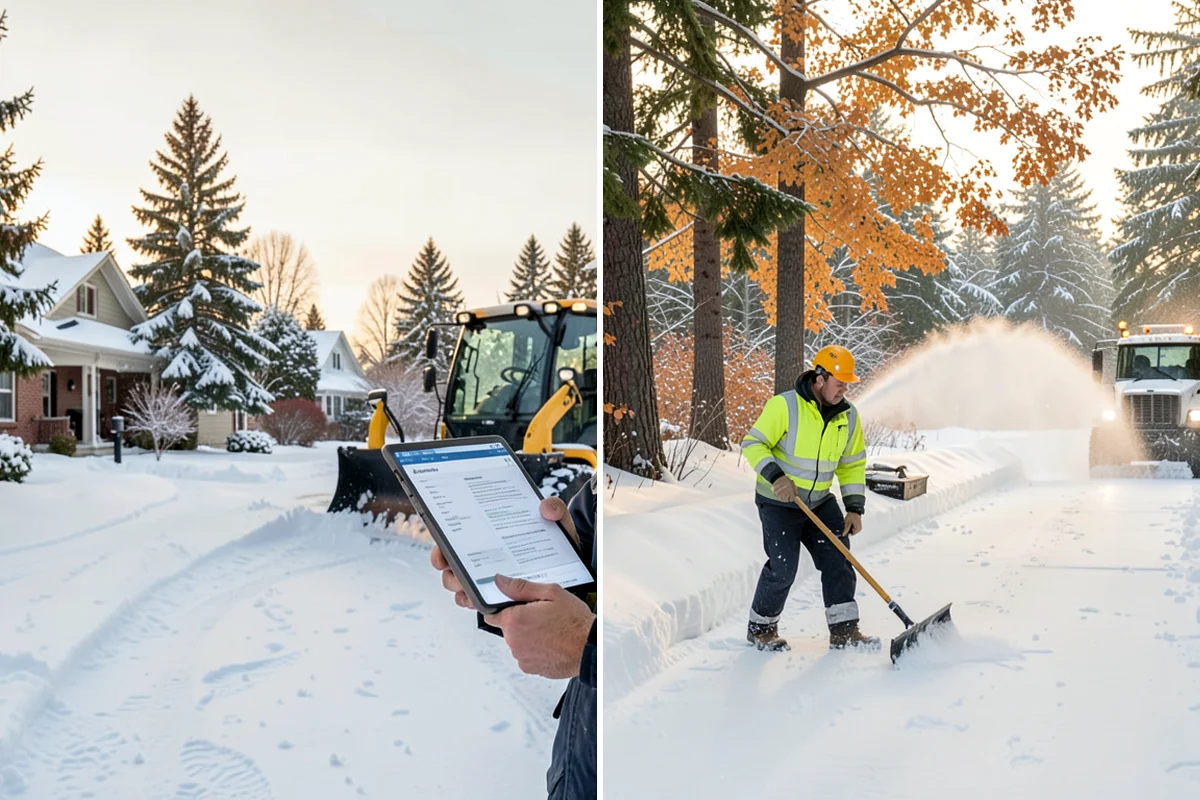 School Parking Lot Snow Removal in Sedro-Woolley, Skagit County, WA - Coordinate bus loops, drop-off lanes, and fire routes with campus staff