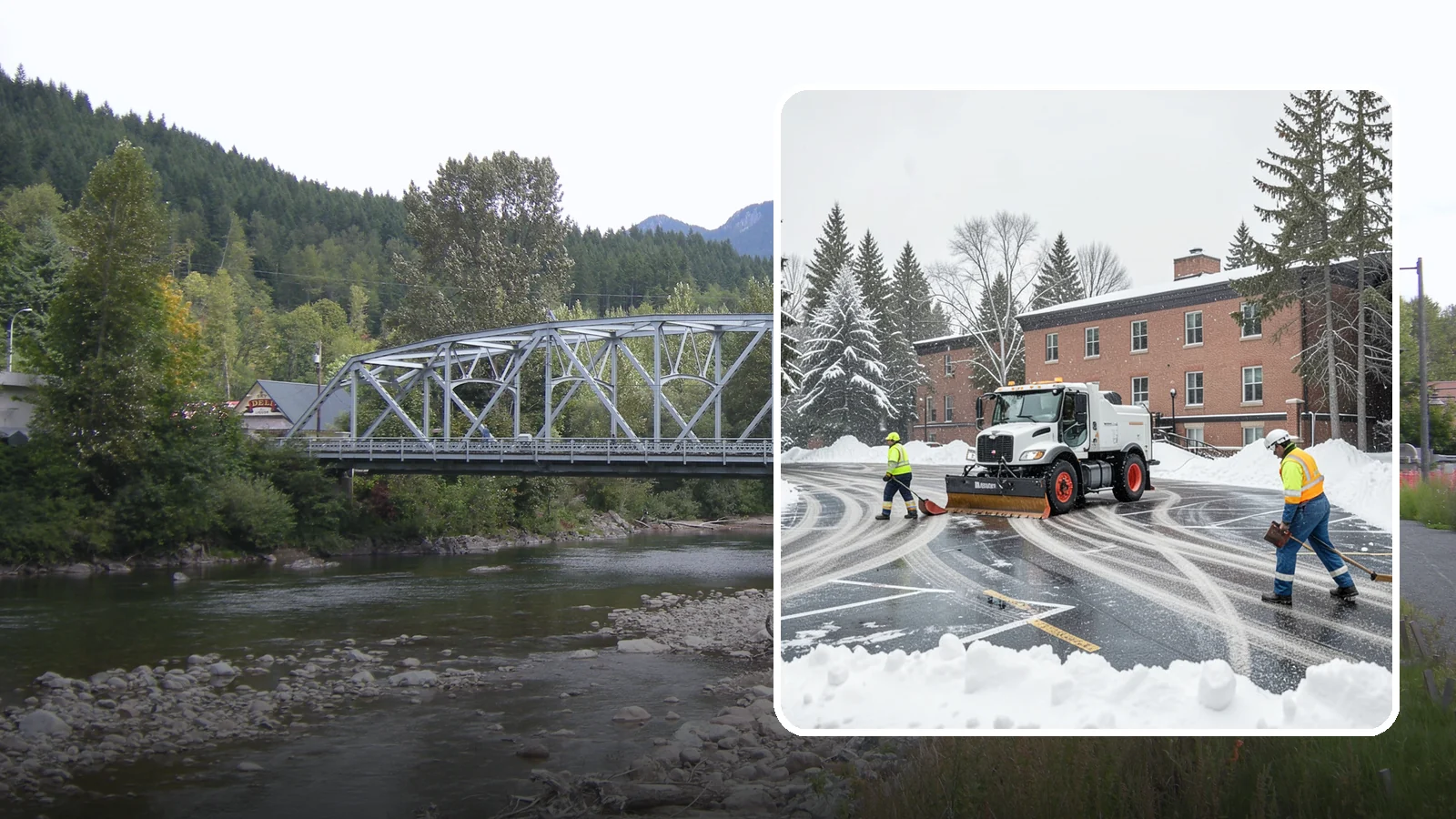 School Parking Lot Snow Removal in Skykomish, King County, WA - We clear school lots and bus loops so Western Washington students, staff, and buses move safely on snowy mornings.
