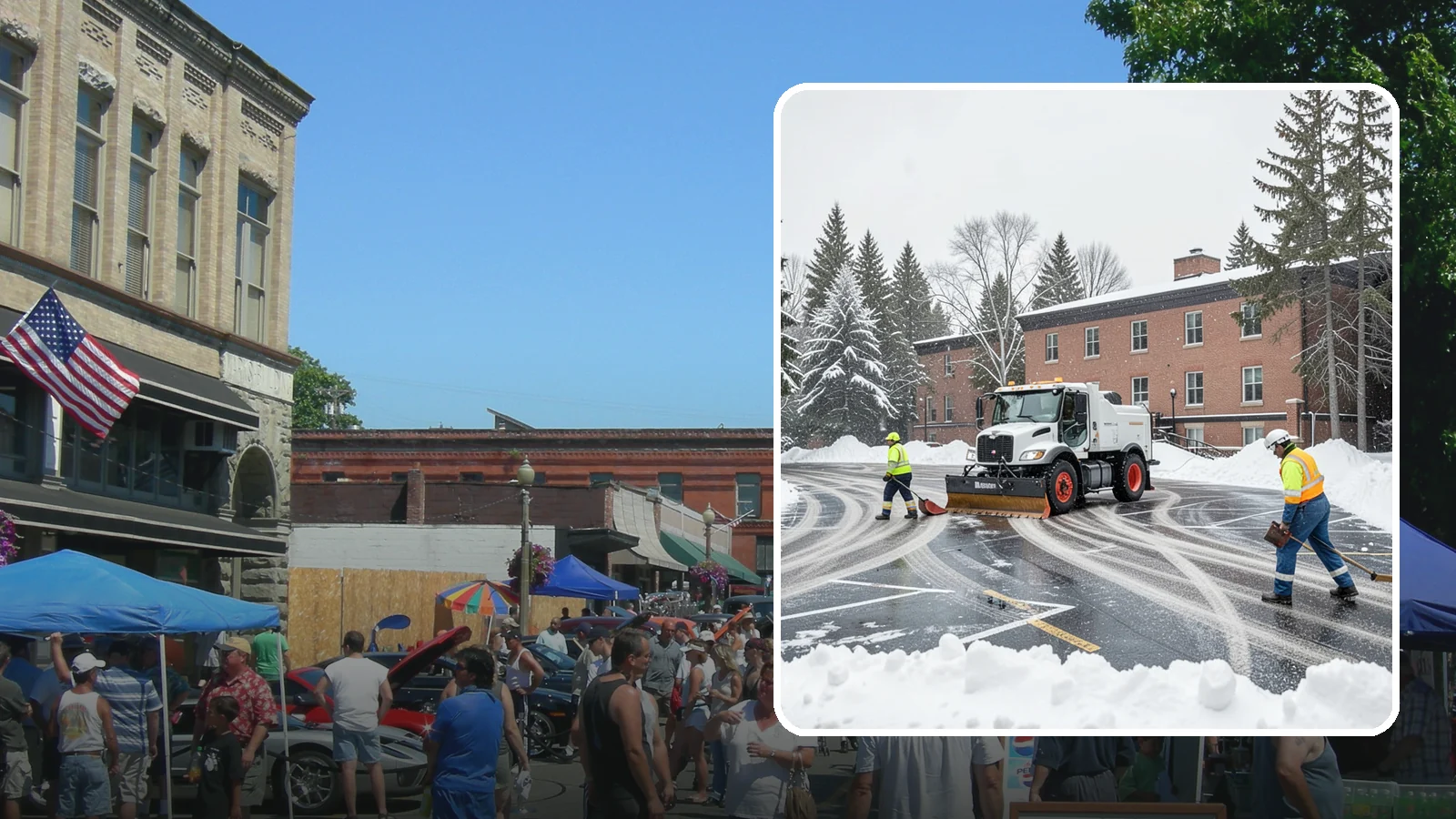 School Parking Lot Snow Removal in Snohomish, Snohomish County, WA - We clear school lots and bus loops so Western Washington students, staff, and buses move safely on snowy mornings.