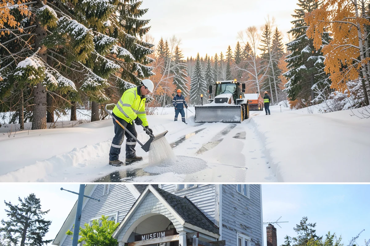 School Parking Lot Snow Removal in Steilacoom, Pierce County, WA - School lots across Western Washington require the most snow response from December through February, when morning freezes...