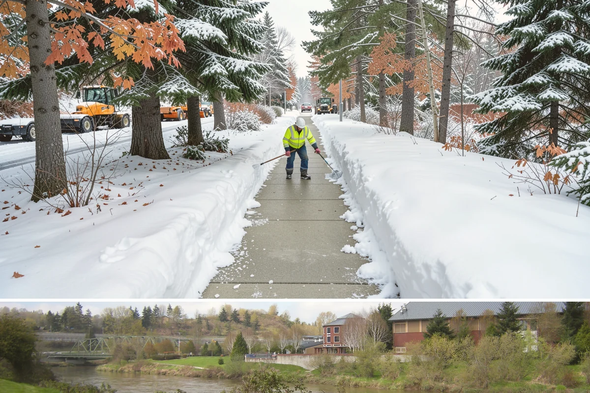 School Parking Lot Snow Removal in Tukwila, King County, WA - School lots across Western Washington require the most snow response from December through February, when morning freezes...