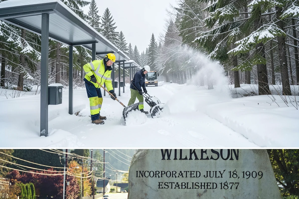 School Parking Lot Snow Removal in Wilkeson, Pierce County, WA - School lots across Western Washington require the most snow response from December through February, when morning freezes...
