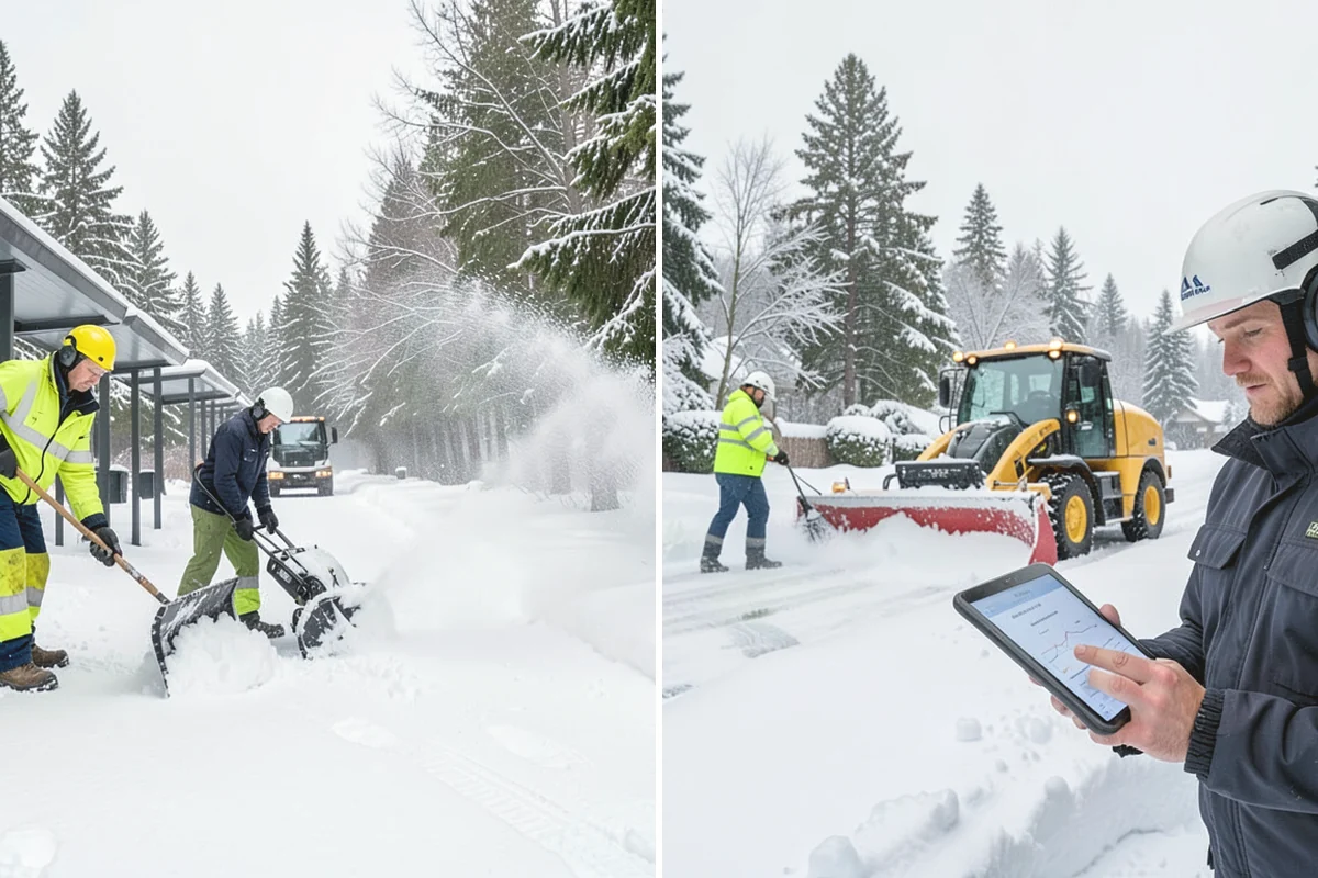 School Sidewalk Clearing in Anacortes, Skagit County, WA - We identify the routes students and staff use most