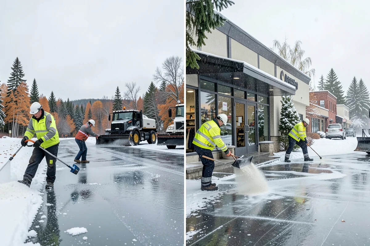 School Sidewalk Clearing in Arlington, Snohomish County, WA - We identify the routes students and staff use most