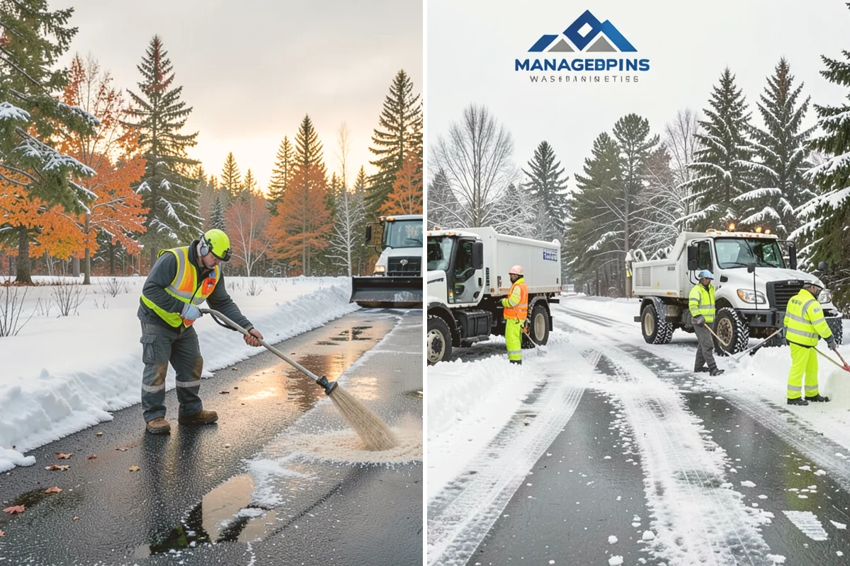 School Sidewalk Clearing in Bellevue, King County, WA - We identify the routes students and staff use most