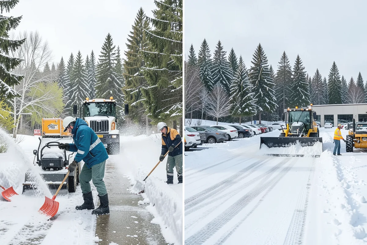 School Sidewalk Clearing in Bonney Lake, Pierce County, WA - We identify the routes students and staff use most