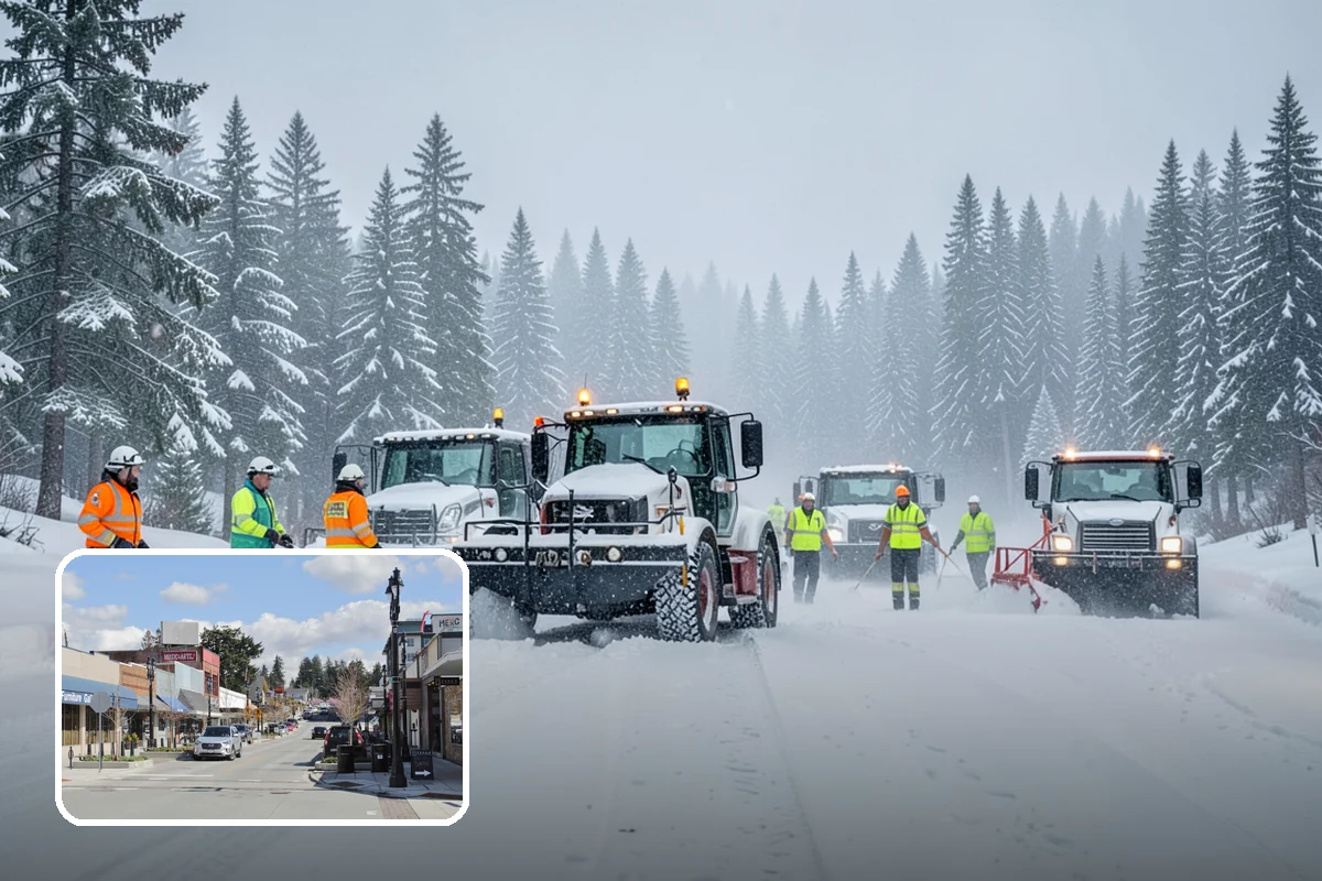 School Sidewalk Clearing in Bothell, King County, WA - Clears walks before arrival times