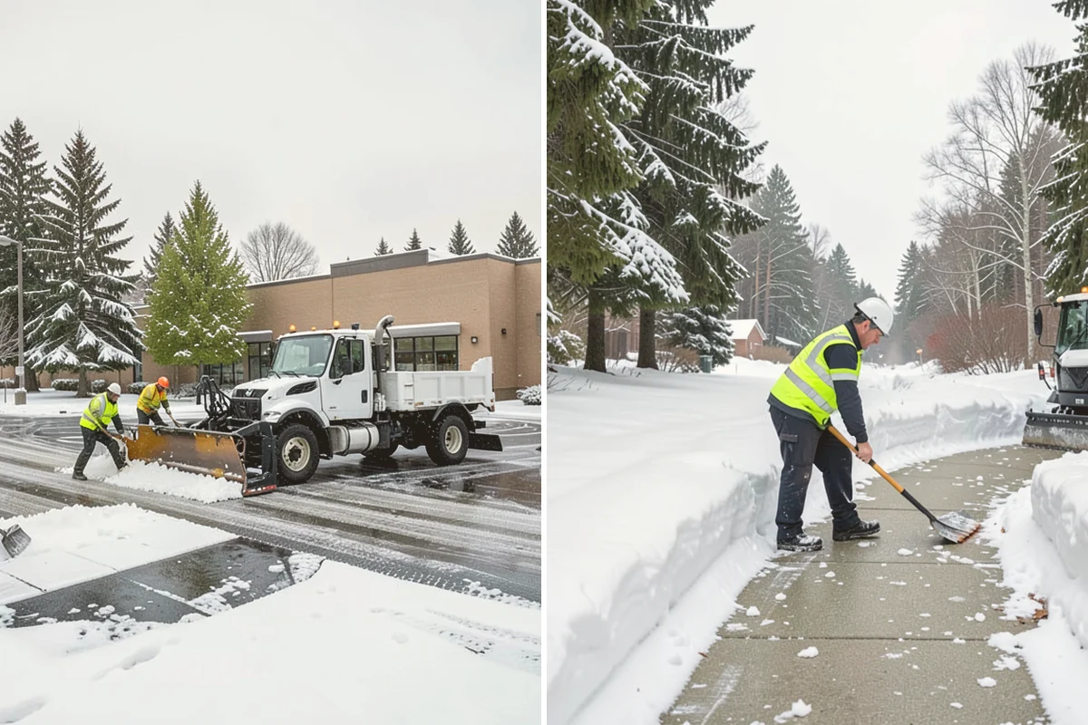 School Sidewalk Clearing in Brier, Snohomish County, WA - We identify the routes students and staff use most
