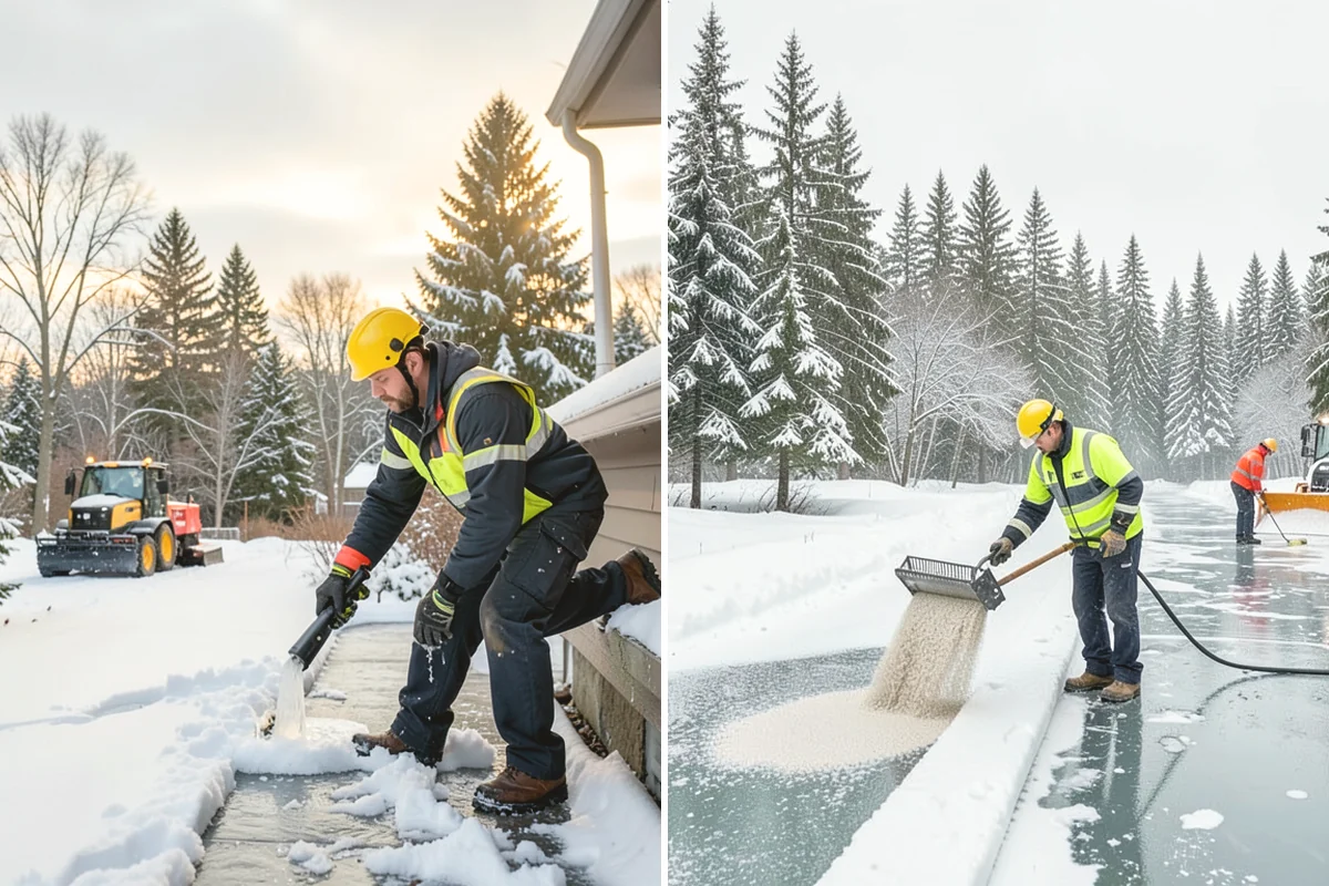 School Sidewalk Clearing in Burien, King County, WA - We identify the routes students and staff use most