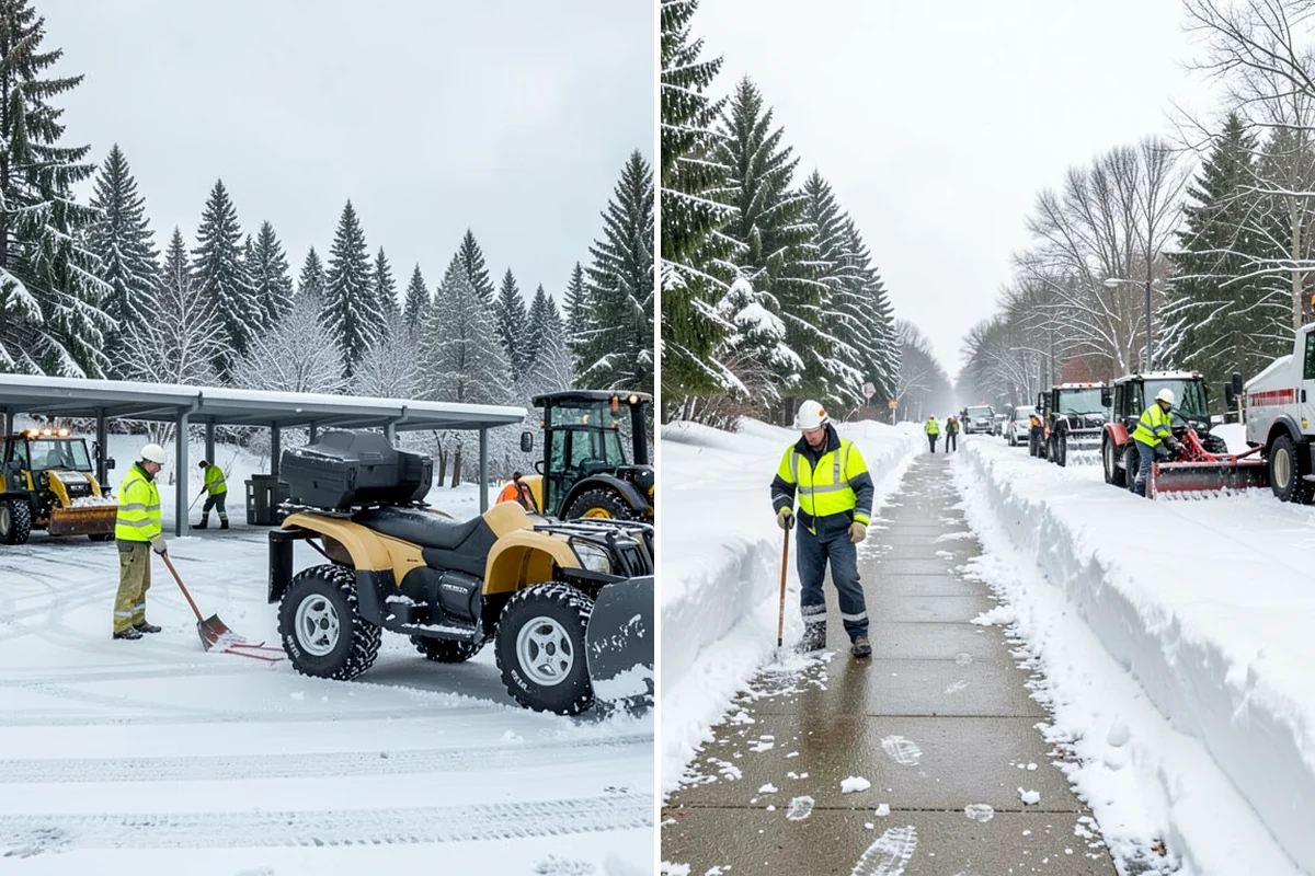 School Sidewalk Clearing in Clyde Hill, King County, WA - We identify the routes students and staff use most