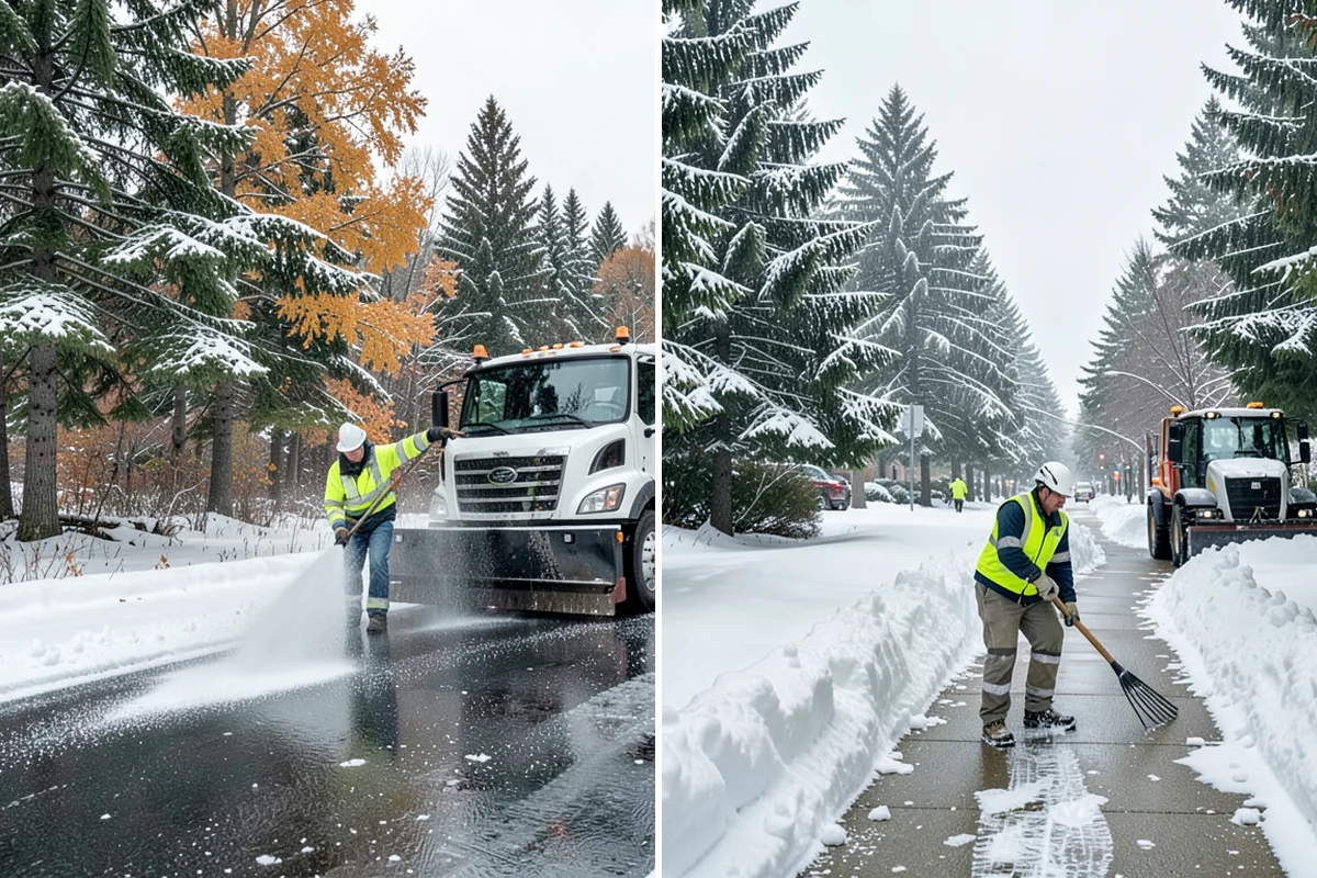 School Sidewalk Clearing in Everett, Snohomish County, WA - We identify the routes students and staff use most
