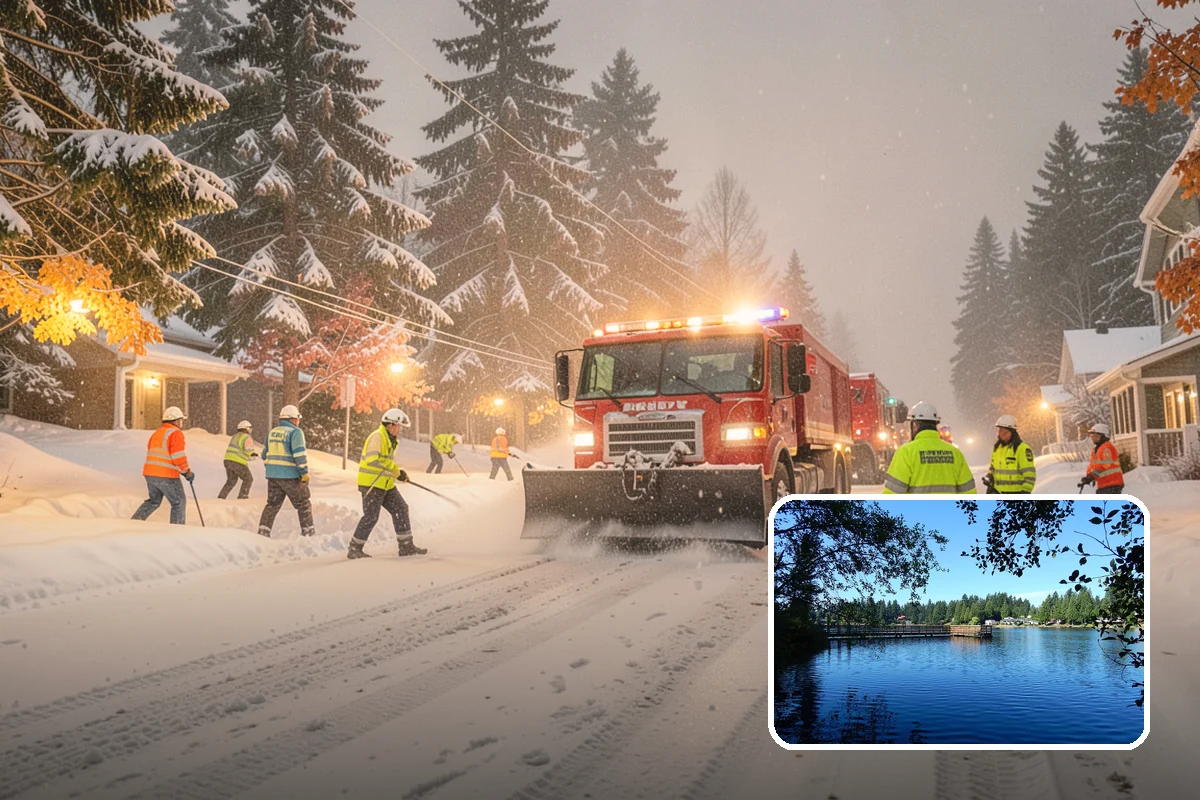 School Sidewalk Clearing in Federal Way, King County, WA - Clears walks before arrival times