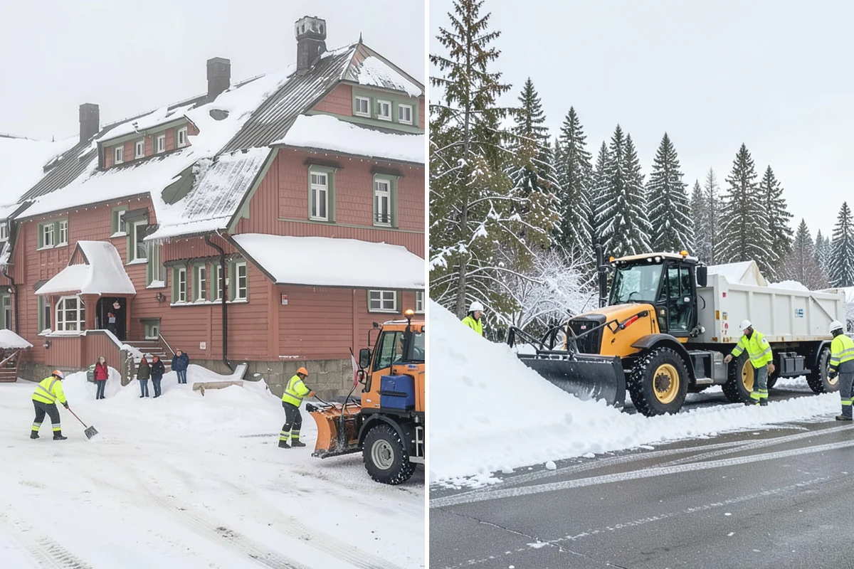 School Sidewalk Clearing in Granite Falls, Snohomish County, WA - We identify the routes students and staff use most