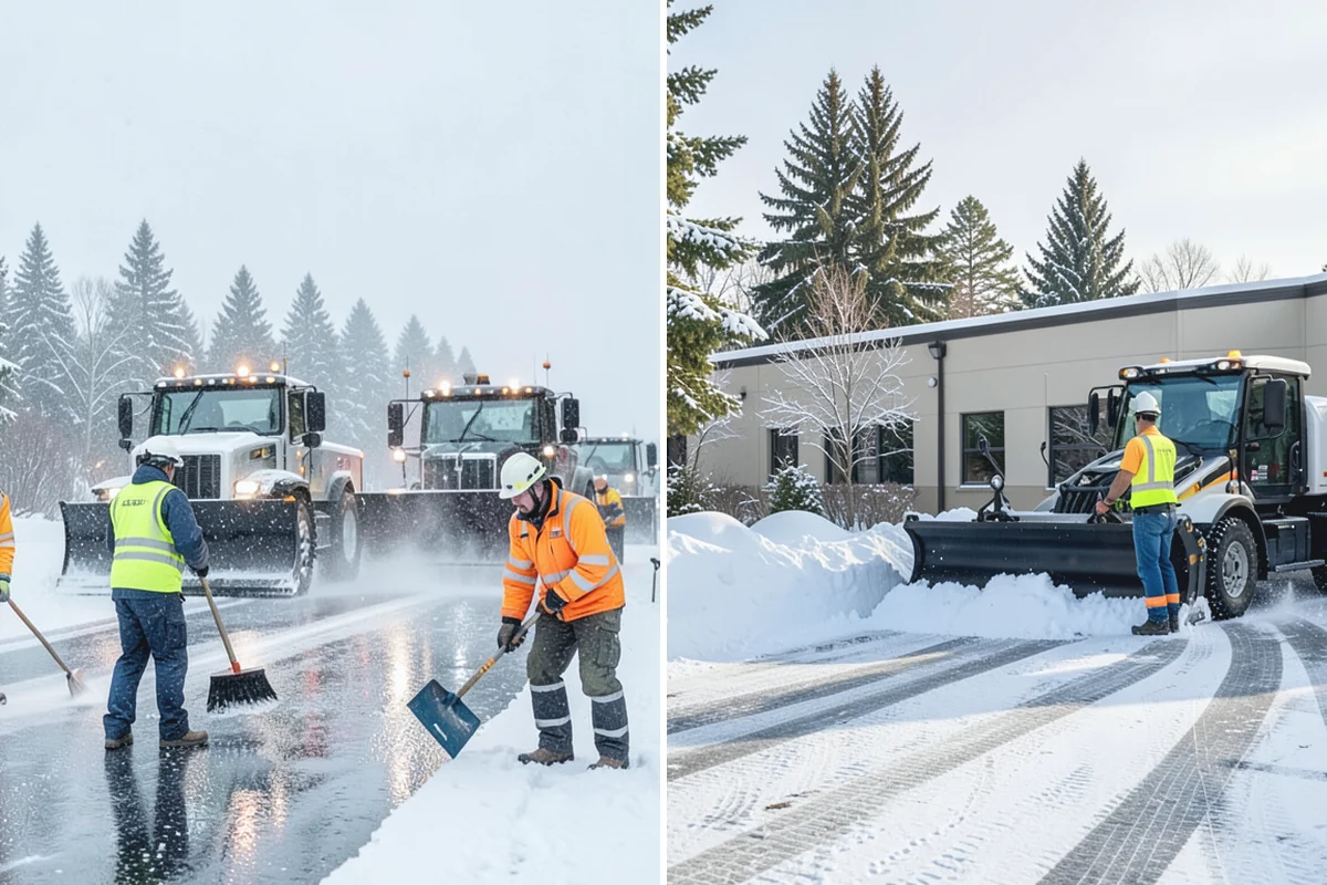 School Sidewalk Clearing in Hamilton, Skagit County, WA - We identify the routes students and staff use most