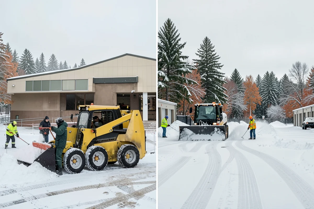 School Sidewalk Clearing in Hunts Point, King County, WA - We identify the routes students and staff use most
