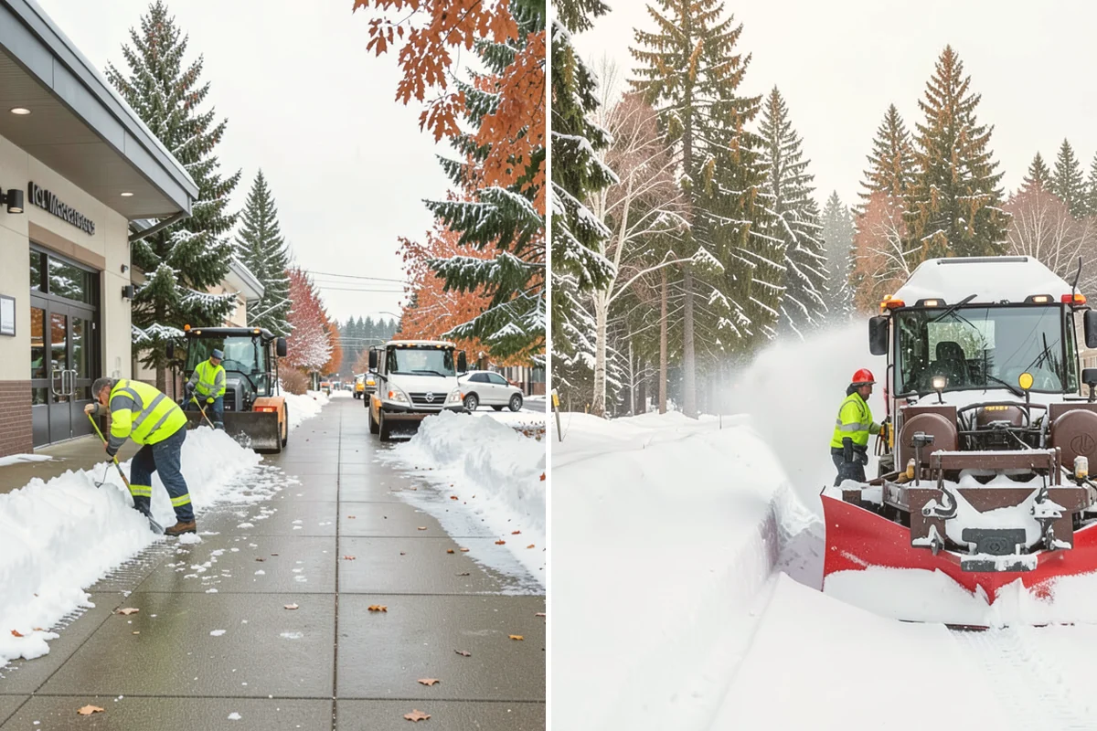 School Sidewalk Clearing in Index, Snohomish County, WA - We identify the routes students and staff use most
