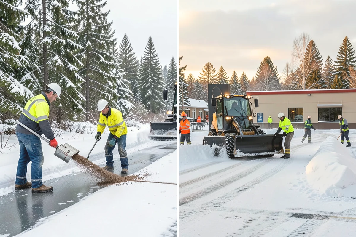 School Sidewalk Clearing in Issaquah, King County, WA - We identify the routes students and staff use most