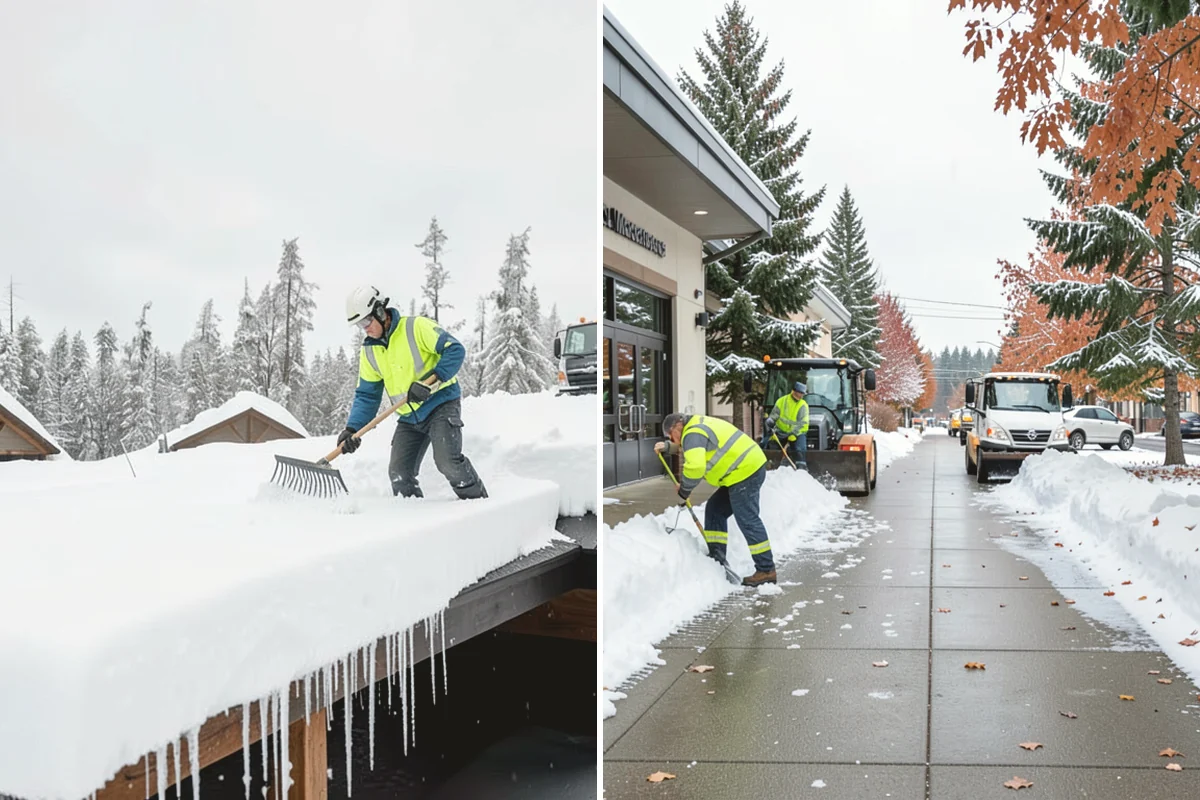 School Sidewalk Clearing in Lake Stevens, Snohomish County, WA - We identify the routes students and staff use most