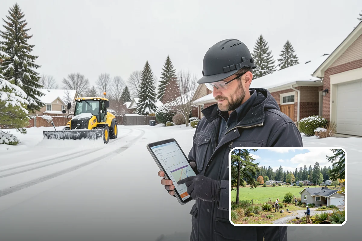 School Sidewalk Clearing in Lyman, Skagit County, WA - Clears walks before arrival times