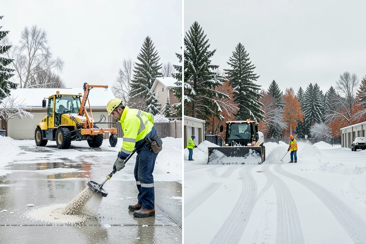 School Sidewalk Clearing in Maple Valley, King County, WA - We identify the routes students and staff use most